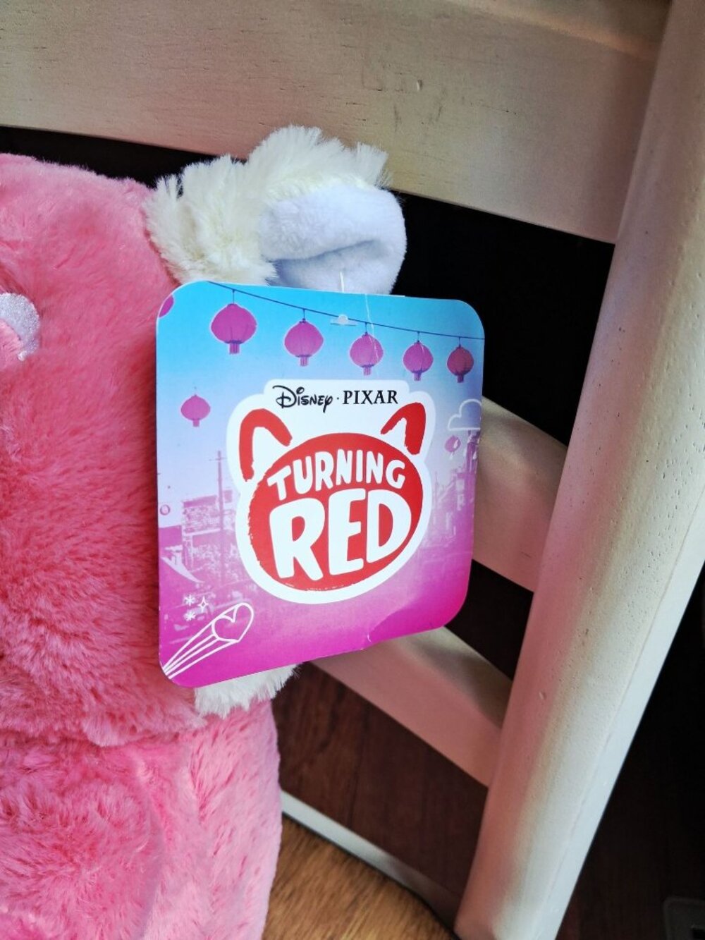Disney Pixar Turning Red Plush Pink Panda Toy 16" Soft Stuffed Animal - Picture 15 of 15